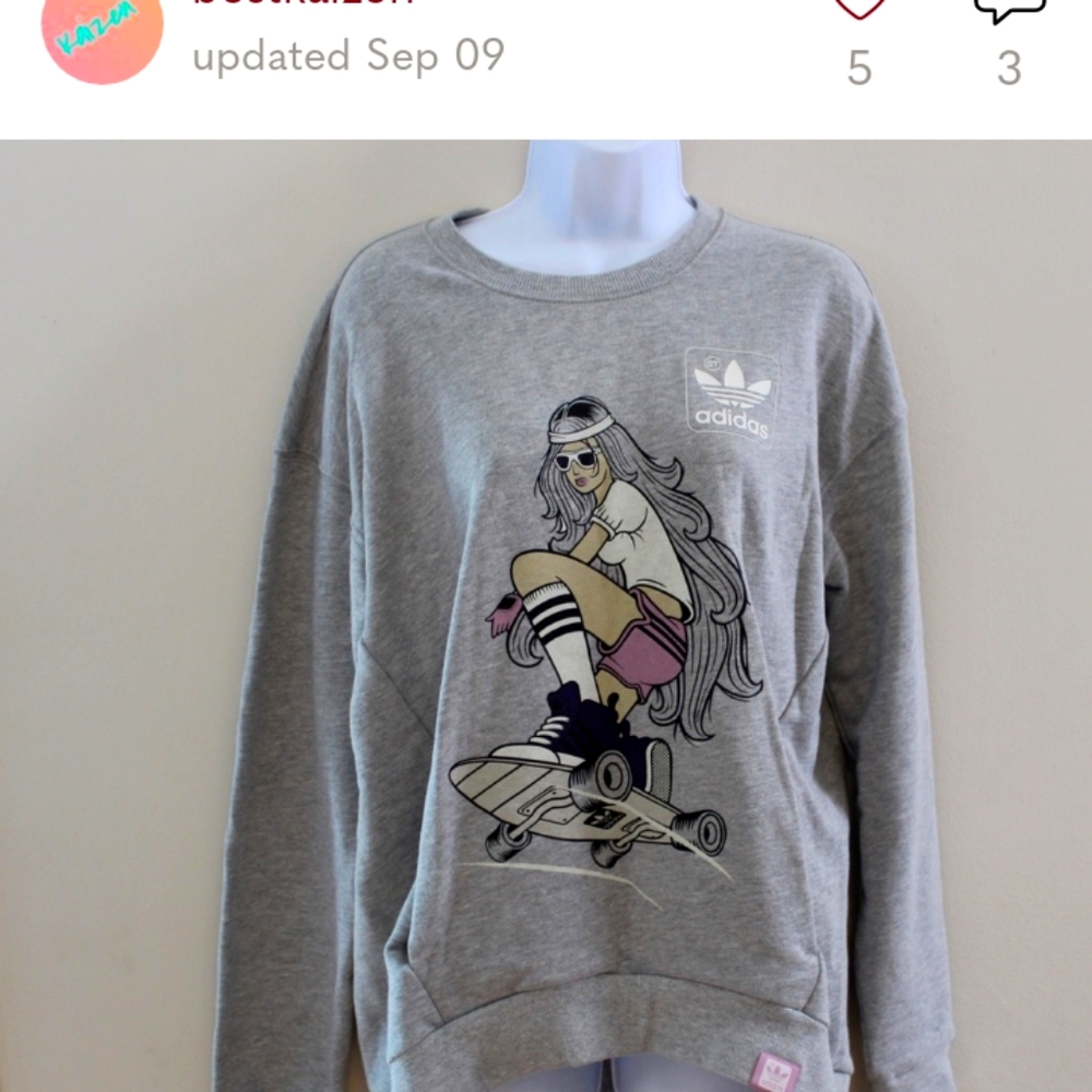 ISO adidas Skater girl sweatshirt